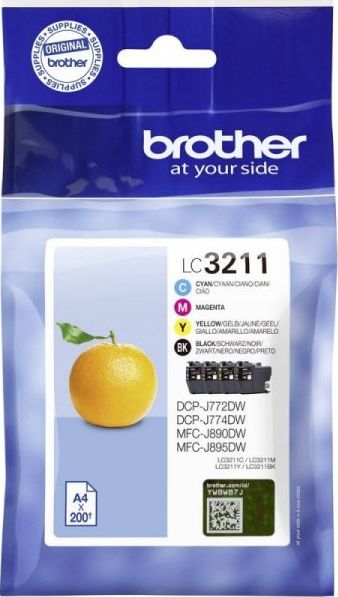 Tusz Brother TIN Brother LC3211VALDR CMYK