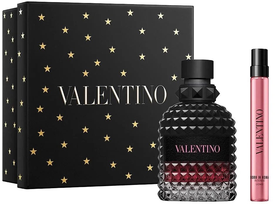 SET VALENTINO Uomo Born in Roma Intense EDP spray 50ml + EDP 10ml