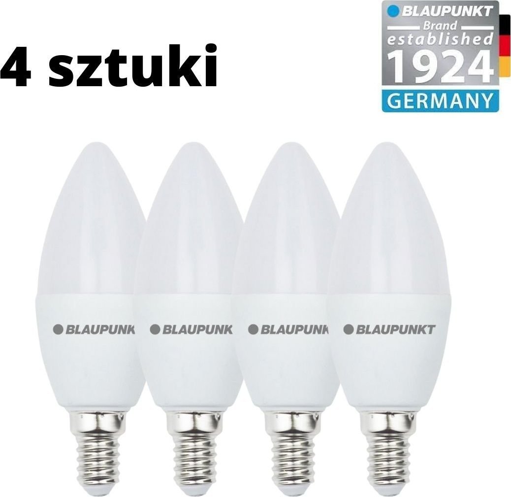 Blaupunkt Zestaw 4 sztuk - Blaupunkt Żarówki LED E14 7W WW