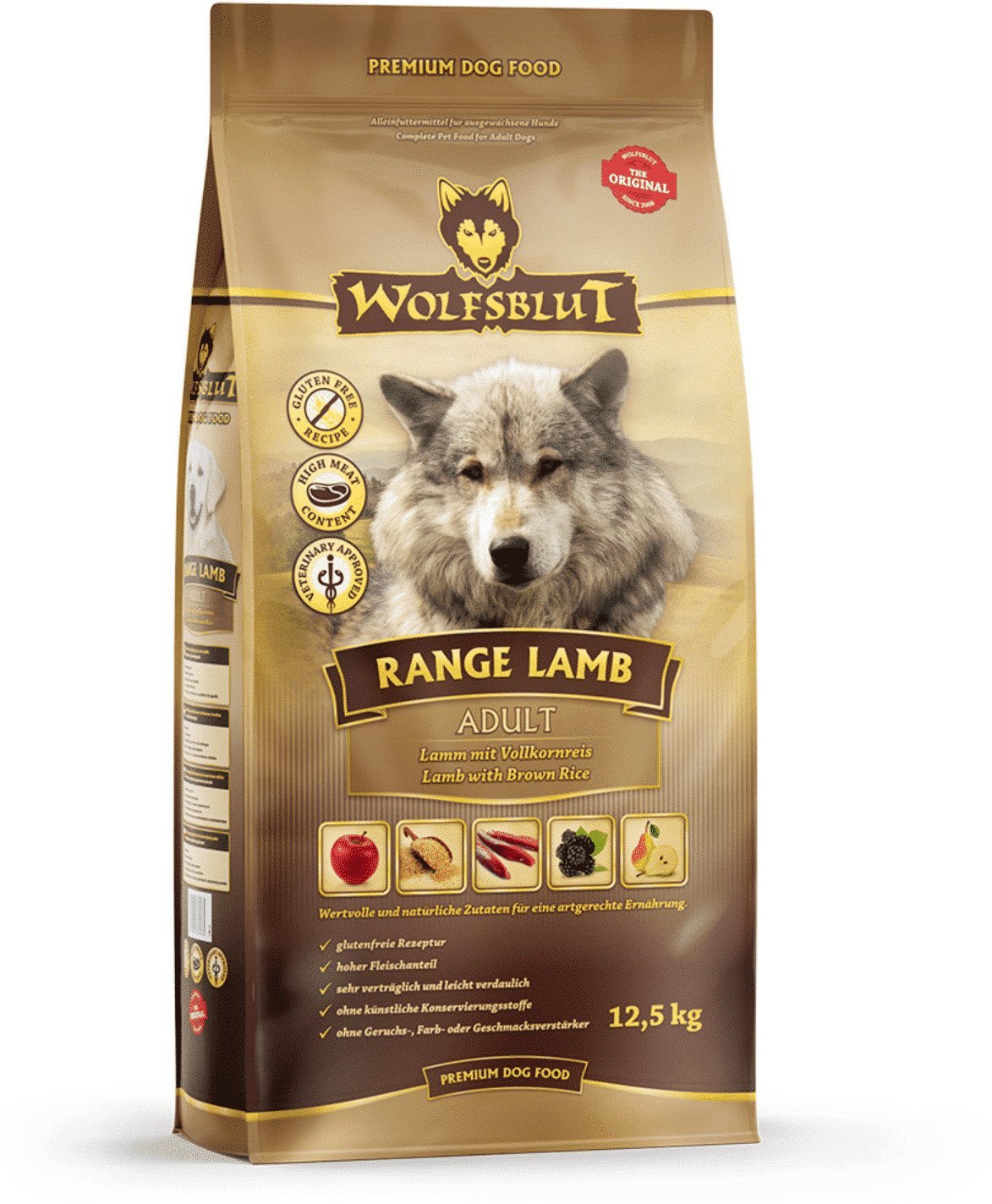 Wolfsblut Dog Range jagnięcina i ryż 12.5kg