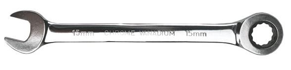 Topex Klucz płasko-oczkowy z grzechotką 8mm (35D740)