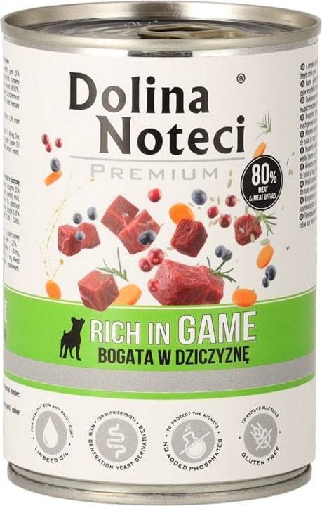 Dolina Noteci Premium z dziczyzną 400g