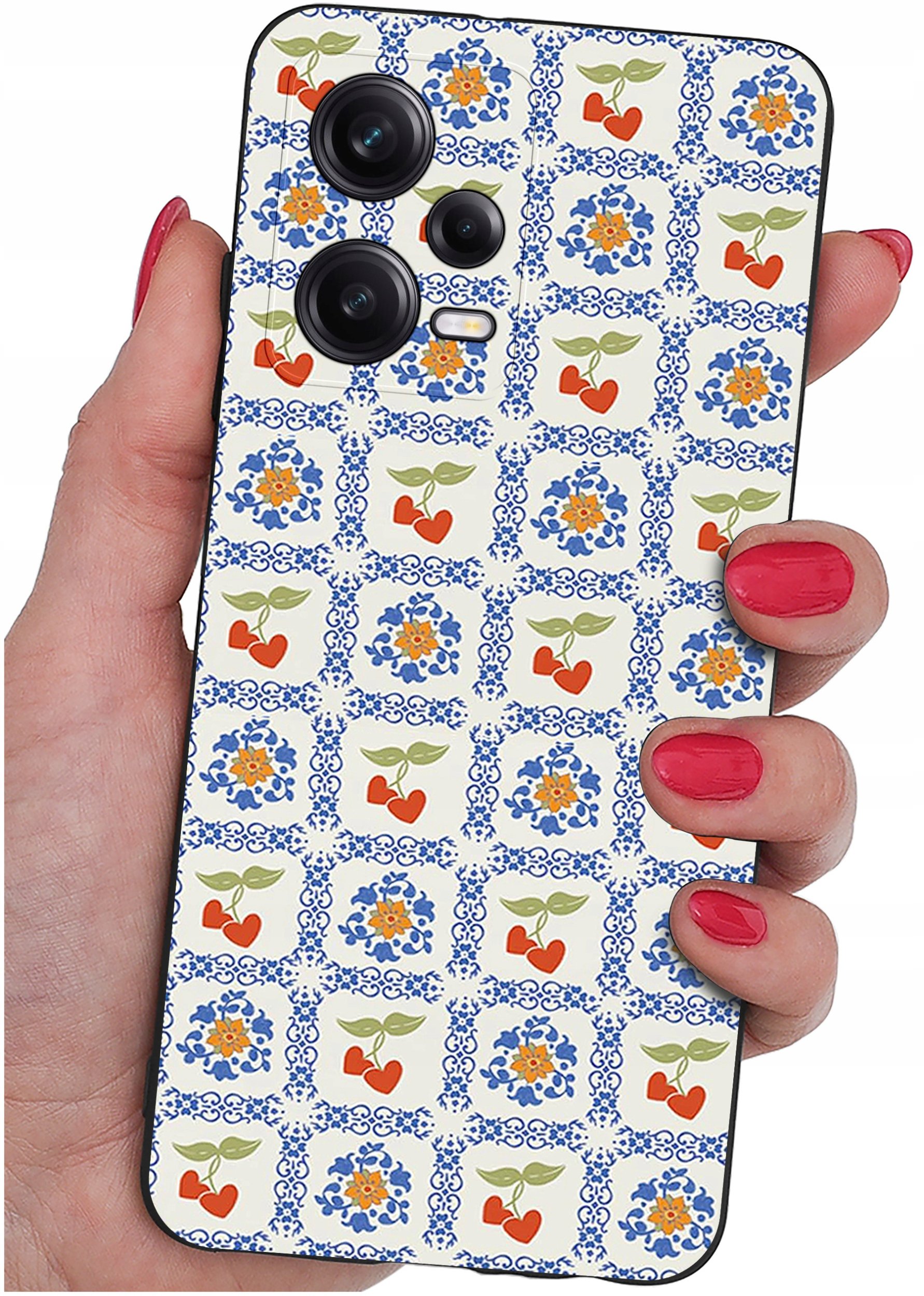 ETUI do Xiaomi Redmi Note 12 5G |Poco X5 5G | WZORY | SILIKONOWE MATT SZKŁO