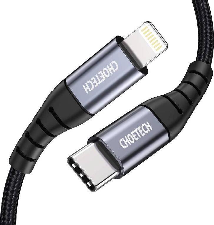 Kabel USB Choetech USB-C - Lightning 1.2 m Czarny (IP0039 BLACK)
