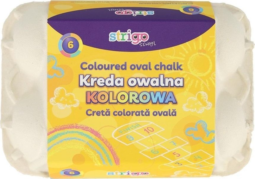 Kreda chodnikowa Owalna 6 kolorów STRIGO
