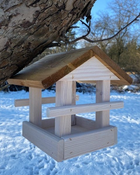 Wnuk Karmnik dla ptaków (Biały/Kolor)