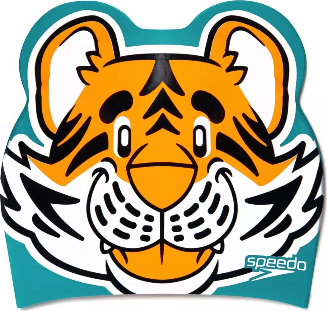 Speedo Dziecięcy czepek pływacki silikonowy Speedo Printed Character Cap IU Aanadi