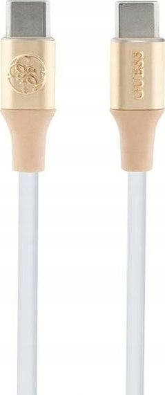 Kabel USB Guess USB-C - USB-C 1.5 m Złoty (GUCCLALRGDD)