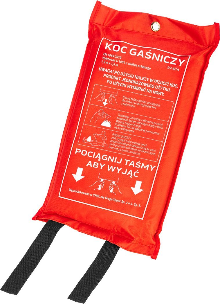 Neo Koc gaśniczy szklany 1,2x1,8m (97-674)