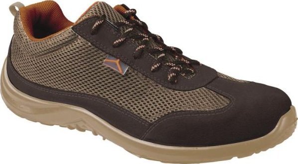 Delta Plus Półbuty z dwoiny skórzanej welur i mesh kolor granatowy rozmiar 46 COMOSPBL46