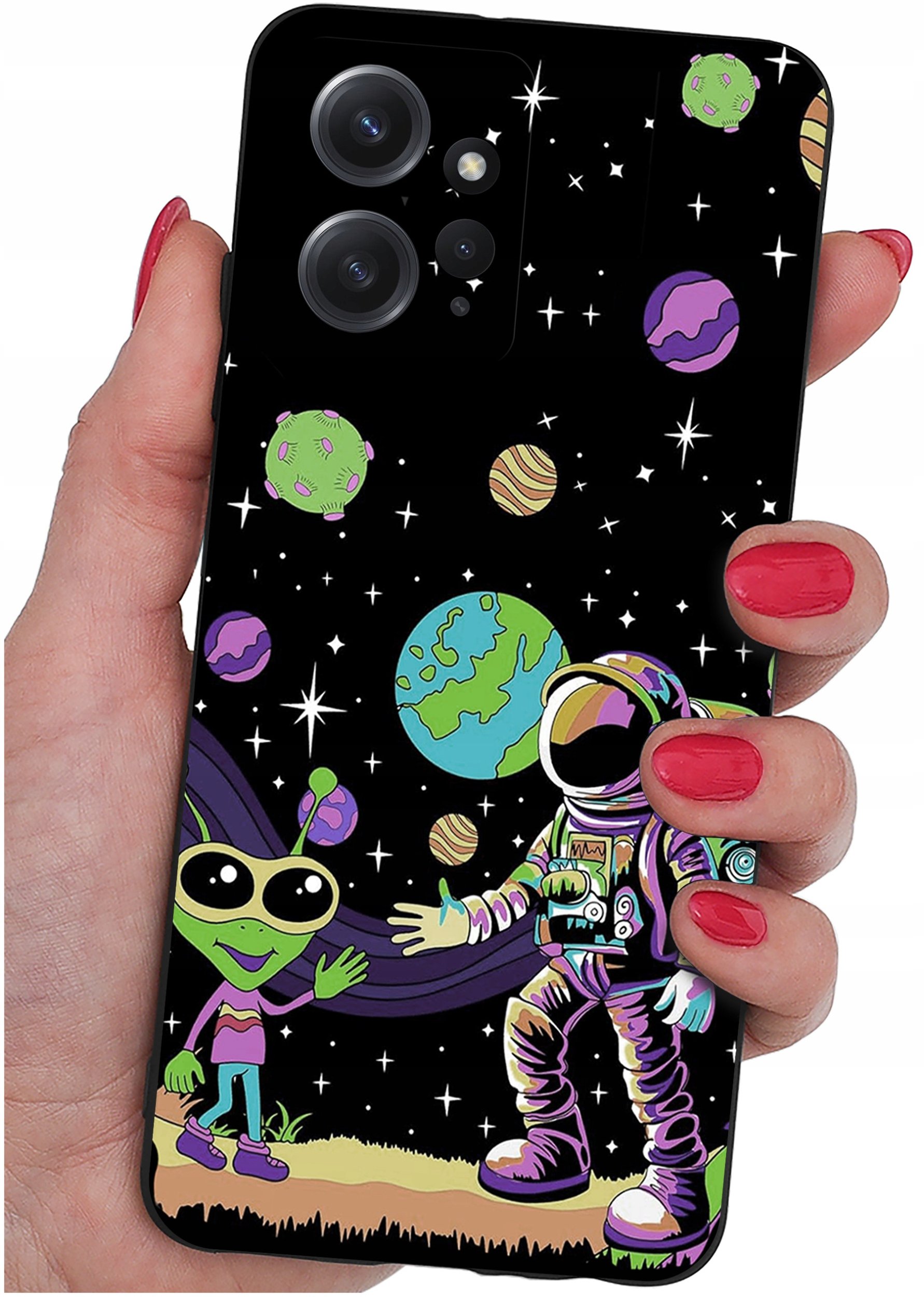 ETUI do Xiaomi Redmi Note 12 4G | WZORY | SILIKONOWE MATT CASE + SZKŁO 9H