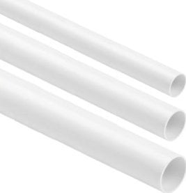 STASIŃSKI Rura elektroinstalacyjna sztywna, gładka BIAŁY RL-18 2m (PACZKA 25szt.)