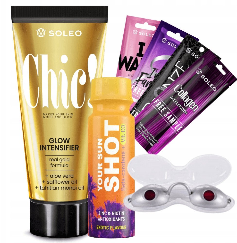 Soleo Chic 150ml Przyspieszacz Opalania Z Drobinkami Złota