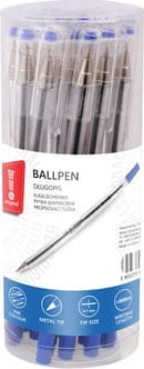 MemoBe Długopis biurowy 0,7mm MemoBe niebieski tuba 20 szt