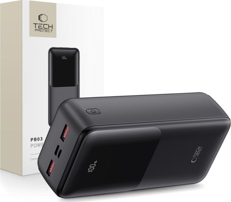 TECH-PROTECT PB03 POWER BANK 30000MAH 22.5W BLACK