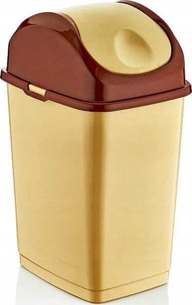 Pojemnik uchylny SLIM 10 l - beżowy 240x195x365 mm