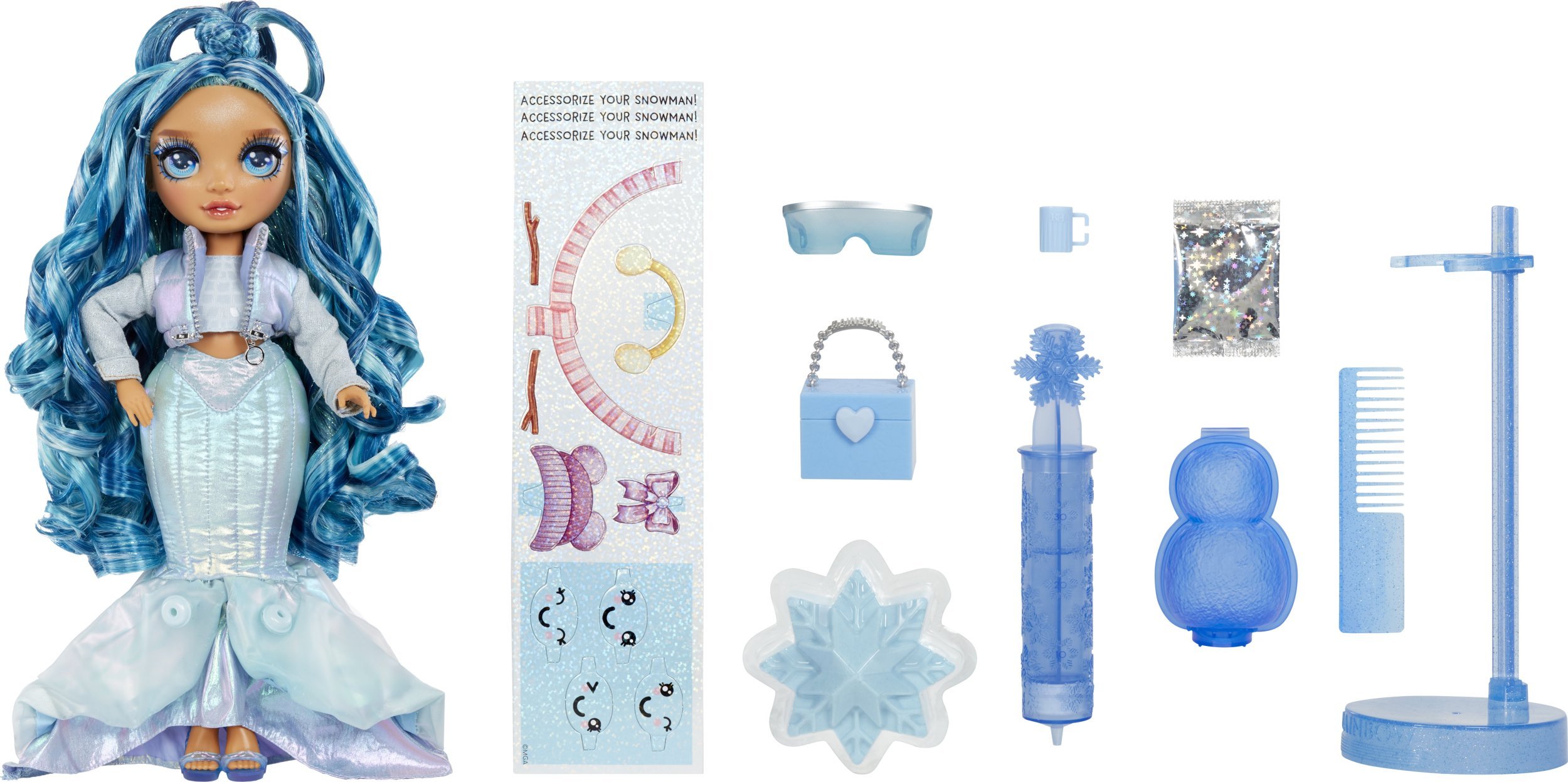 MGA Lalka Rainbow High Winter Wonderland Skyler (Blue)