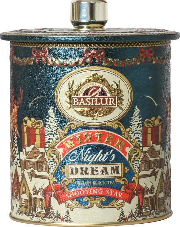 Basilur Basilur SHOOTING STAR herbata czarna wata cukrowa - liściasta w puszce 100 g