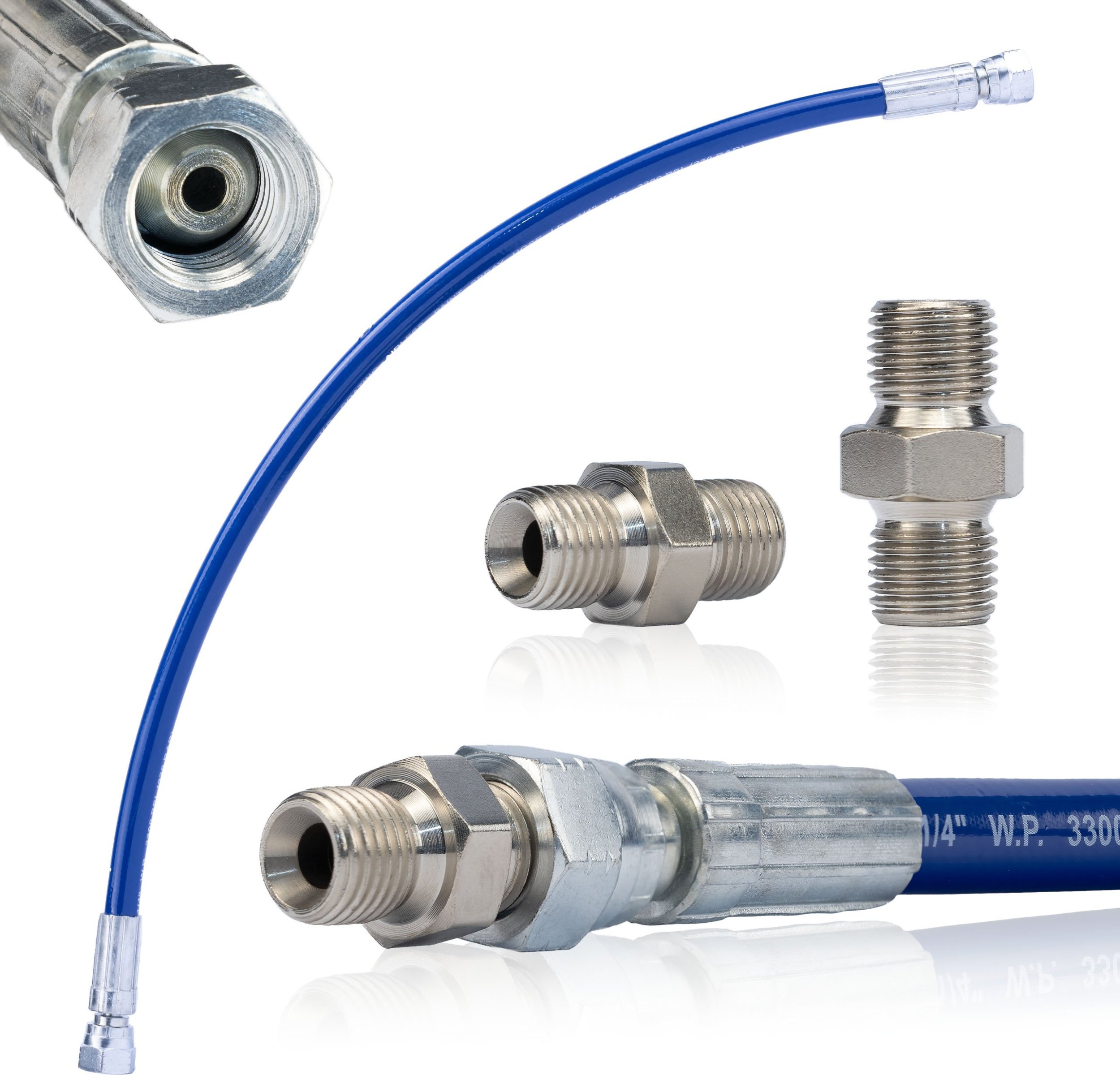 Rosfix WĄŻ MALARSKI PEJCZ BICZ 50CM 0,5M ZŁĄCZKA 1/4 HQ DO AGREGATU MALARSKIEGO