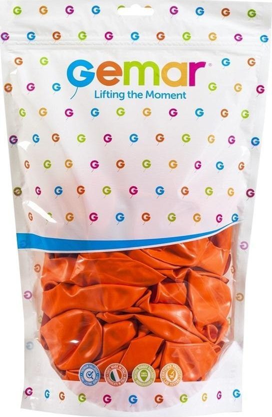 Balony pastel pomarańczowe 50szt