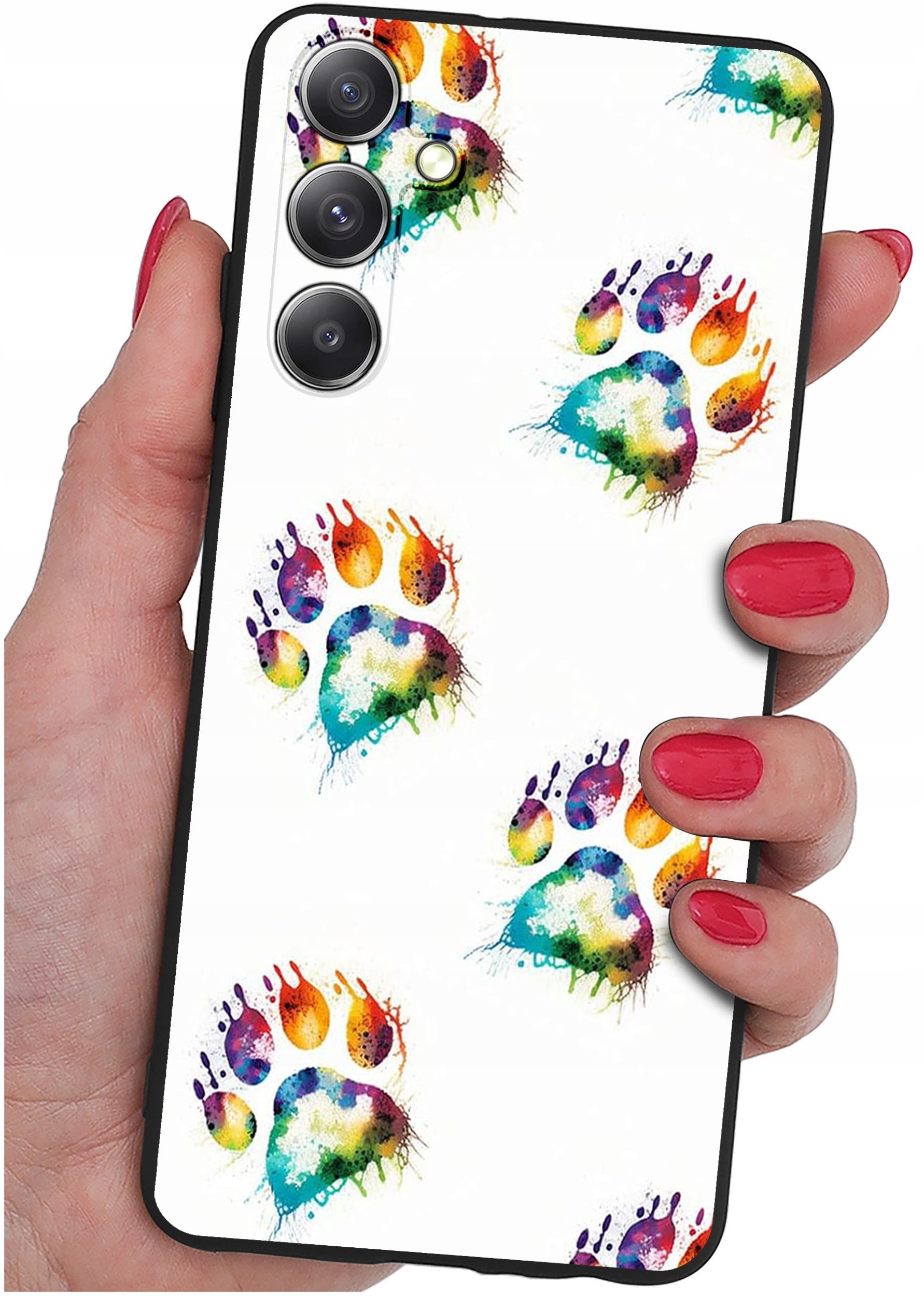 Etui do Samsung Galaxy M35 5G WZORY |SILIKONOWE MATT CASE + SZKŁO 9H