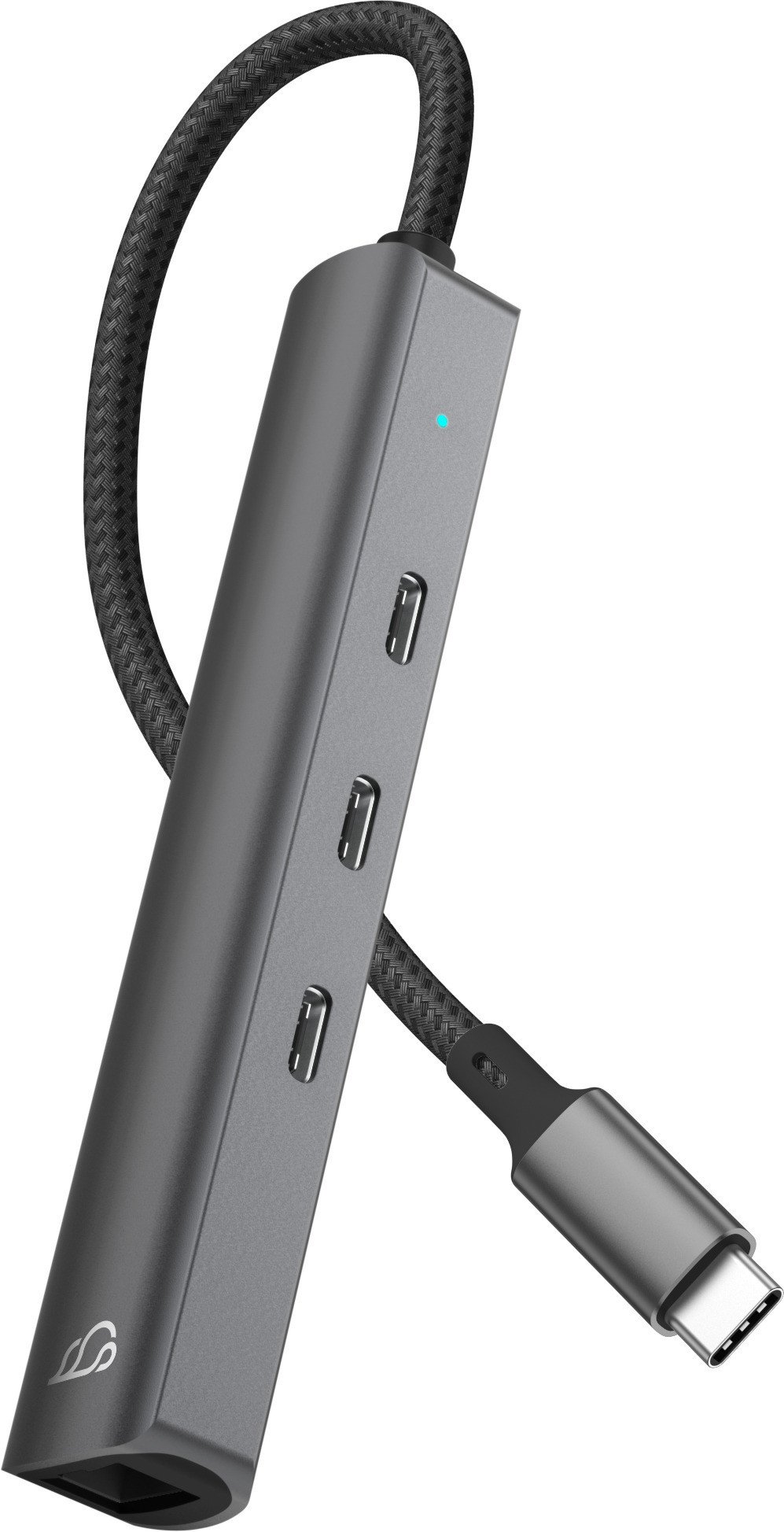 Bluecloud USB-C-USB-C hub with gigabit ethernet, 4 ports