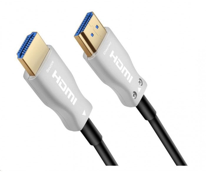 PREMIUMCORD Kabel optyczny fiber High Speed + Ethernet 4K@60Hz kabel, M/M, 5m kphdm2x05