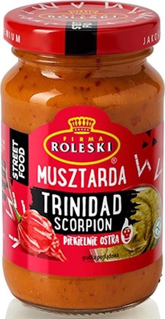 Roleski Firma Roleski Street Food Musztarda Trinidad scorpion piekielnie ostra 210 g