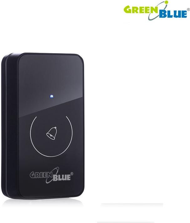 GreenBlue nadajnik do dzwonka bezprzewodowego czarny (GB113)