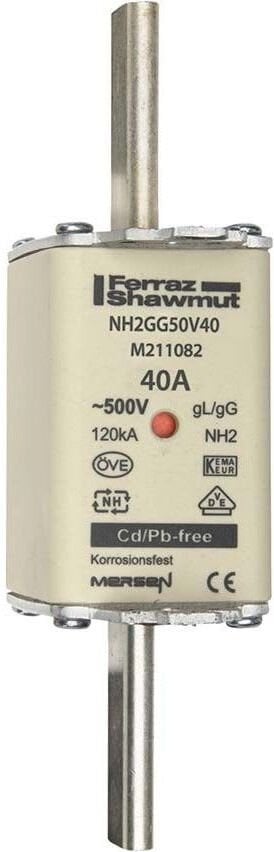 Wkładka bezpiecznikowa NH 2C 40A 500VAC gG M211082
