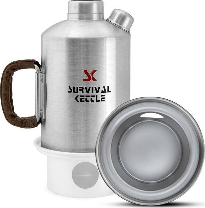 Palenisko ogrodowe Survival Kettle Aluminiowa Kuchenka czajnik turystyczny Survival Kettle + stalowe palenisko Uniwersalny