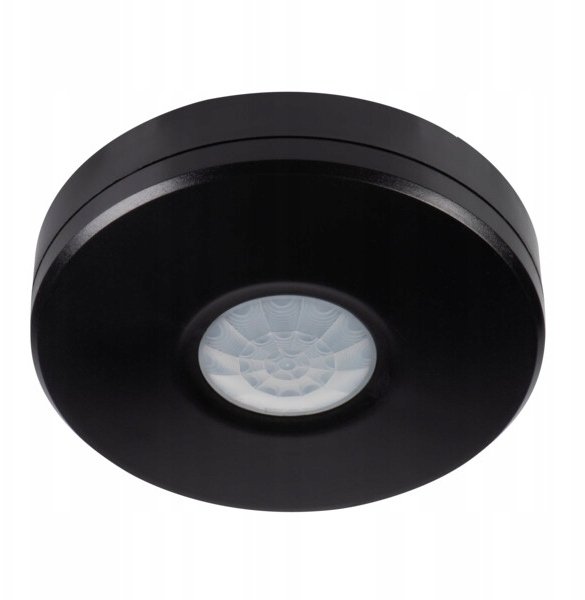 Kanlux Czujnik ruchu PIR ZONA MINI WT-B 2000VA Ø11 max 8m 360 st. IP65/20 IIkl. sufitowy czarny 37377
