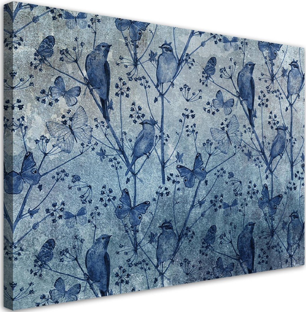 Feeby Obraz na płótnie, Ptaki na gałęziach - 120x80