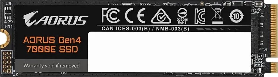 Dysk SSD Gigabyte AORUS Gen4 7000E 2TB M.2 2280 PCI-E x4 Gen4 NVMe (AG470E2TB)