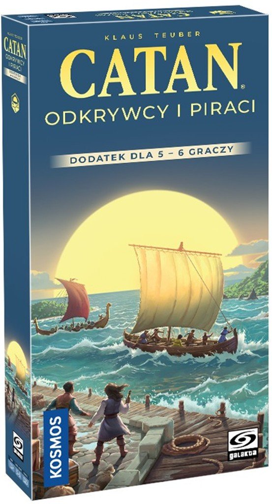 Galakta Dodatek do gry Catan: Odkrywcy i Piraci - Dodatek dla 5-6 graczy (edycja 2025)