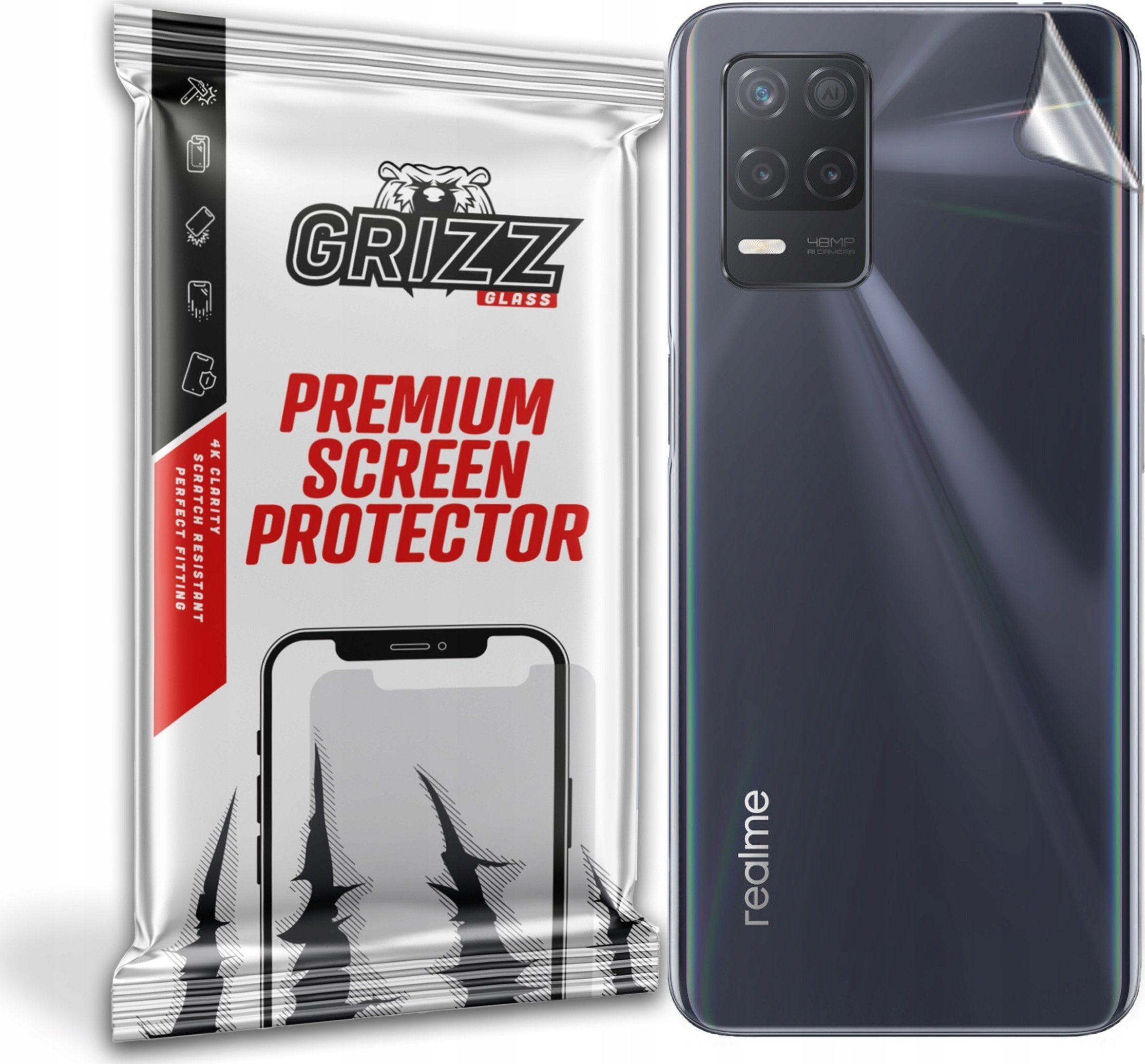 GrizzGlass Folia na tył Grizz Realme 8 5G