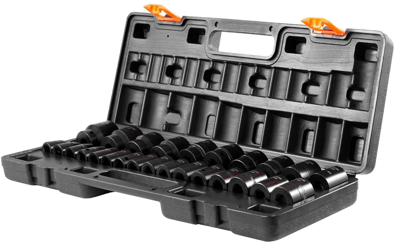 Zestaw nasadek udarowych 1/2'' 26el CR-V 1036 mm, w kasecie