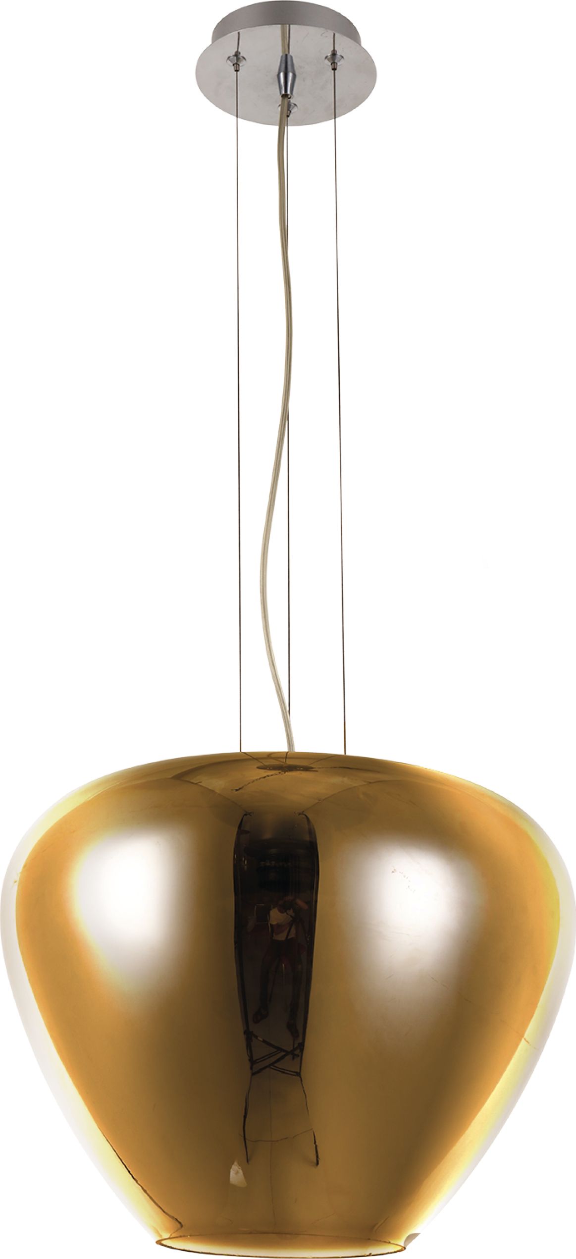 Lampa wisząca Azzardo Baloro nowoczesna złoty (AZ3179)