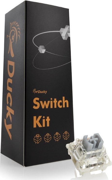 Ducky Ducky Gateron G Pro Silver Switches, mechanisch, 3-Pin, linear, MX-Stem, 45g - 110 Stück