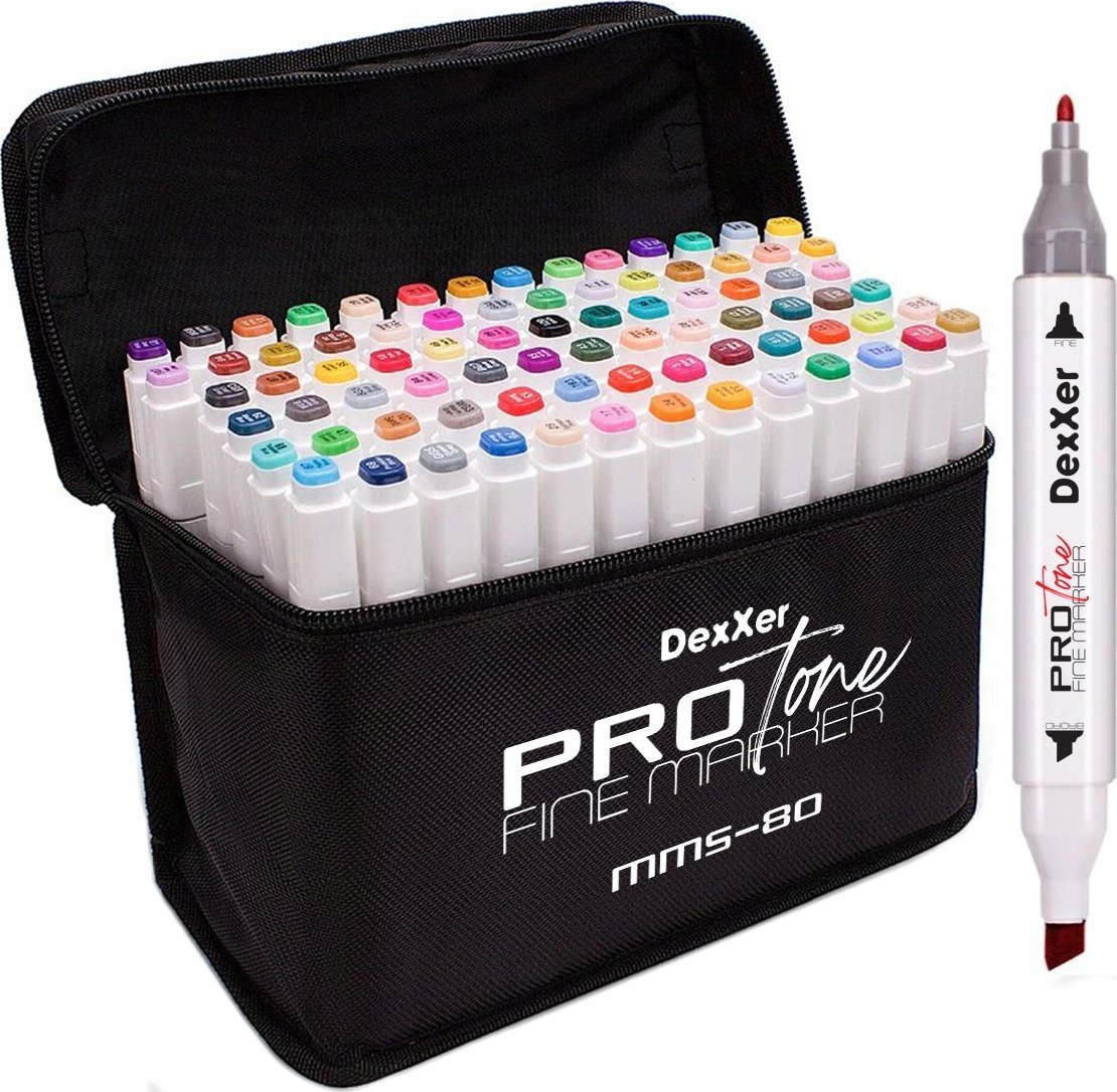 ZESTAW MARKERÓW 80 SZT. BIAŁE ProTONE MMS-80