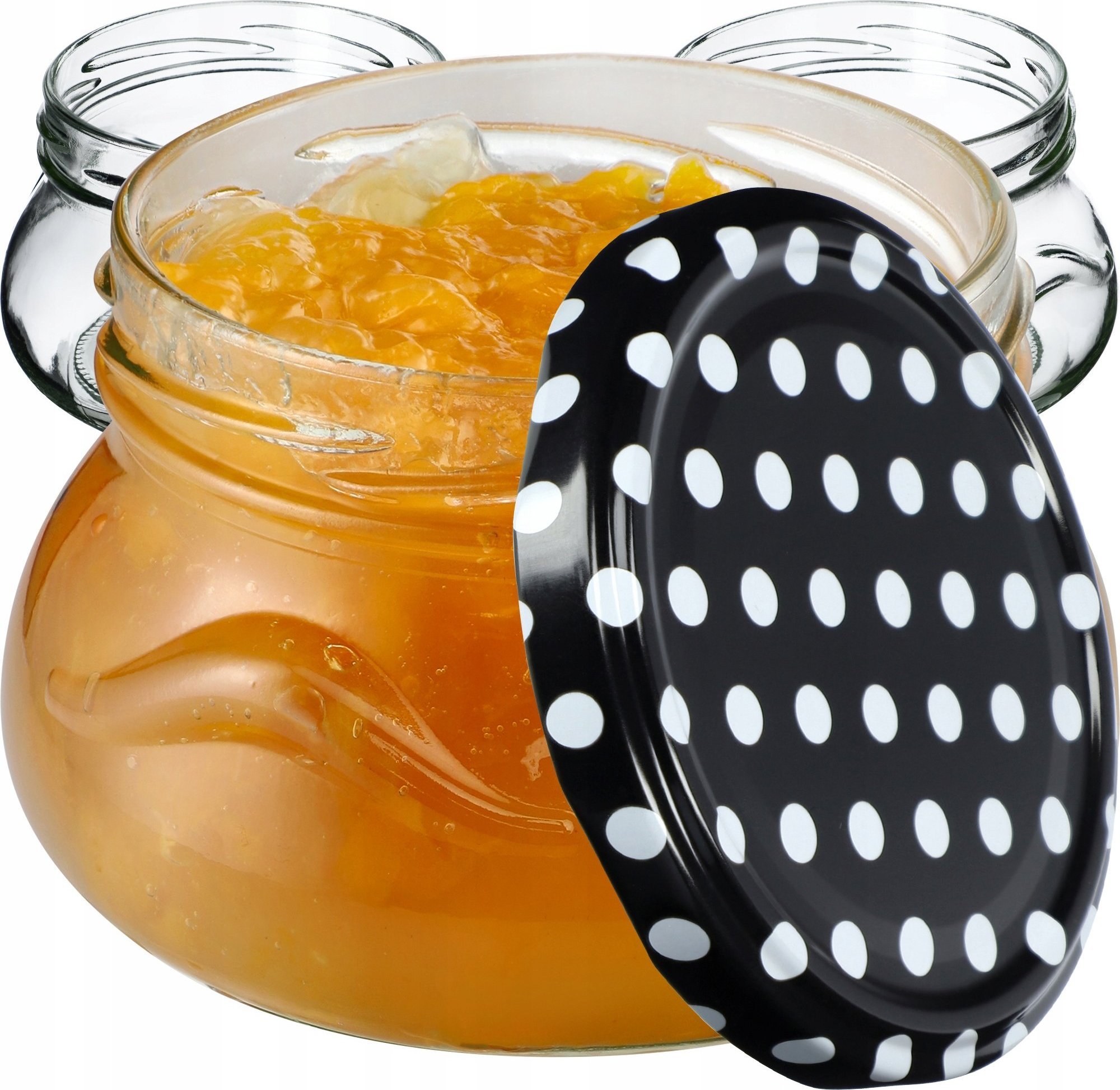 Kadax 10 szt. Słoik Szklany 300ml Na Dżem + Wieczko fi82