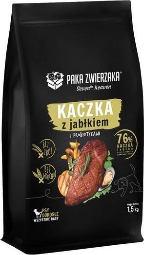 Paka Zwierzaka Karma Dla Psa Kaczka z Jabłkiem 1,5kg