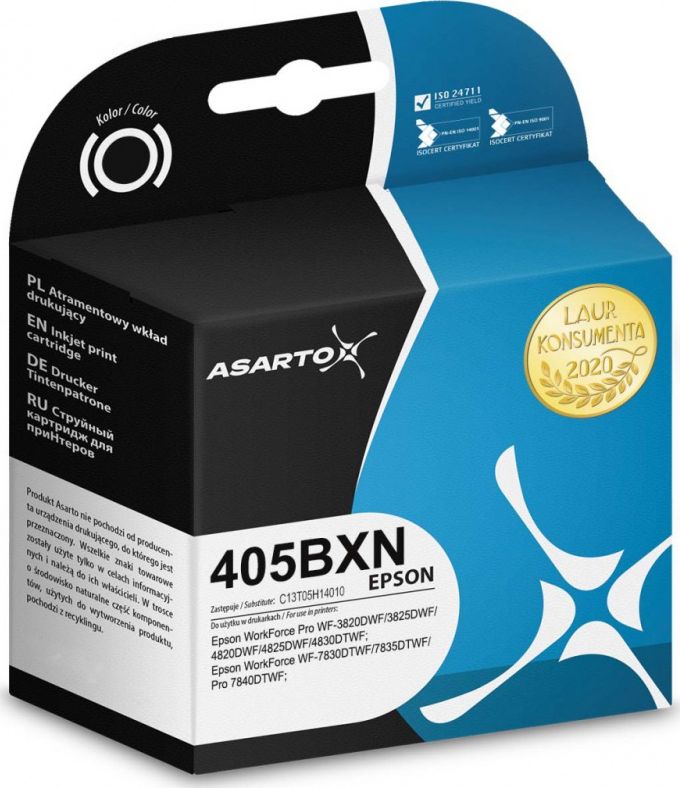 Tusz Asarto Tusz Asarto do Epson 405BXN | C13T05H14010 | 1100 str. | black