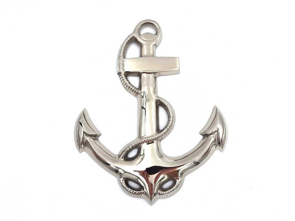 Metalowa kotwica na ścianę 35 cm dekoracja N-5446