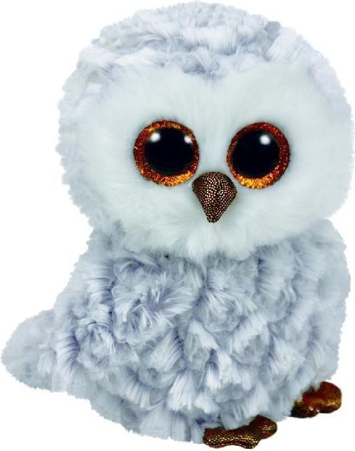 TY Ty Beanie Boos Owlette biała sowa 24 cm (37086)