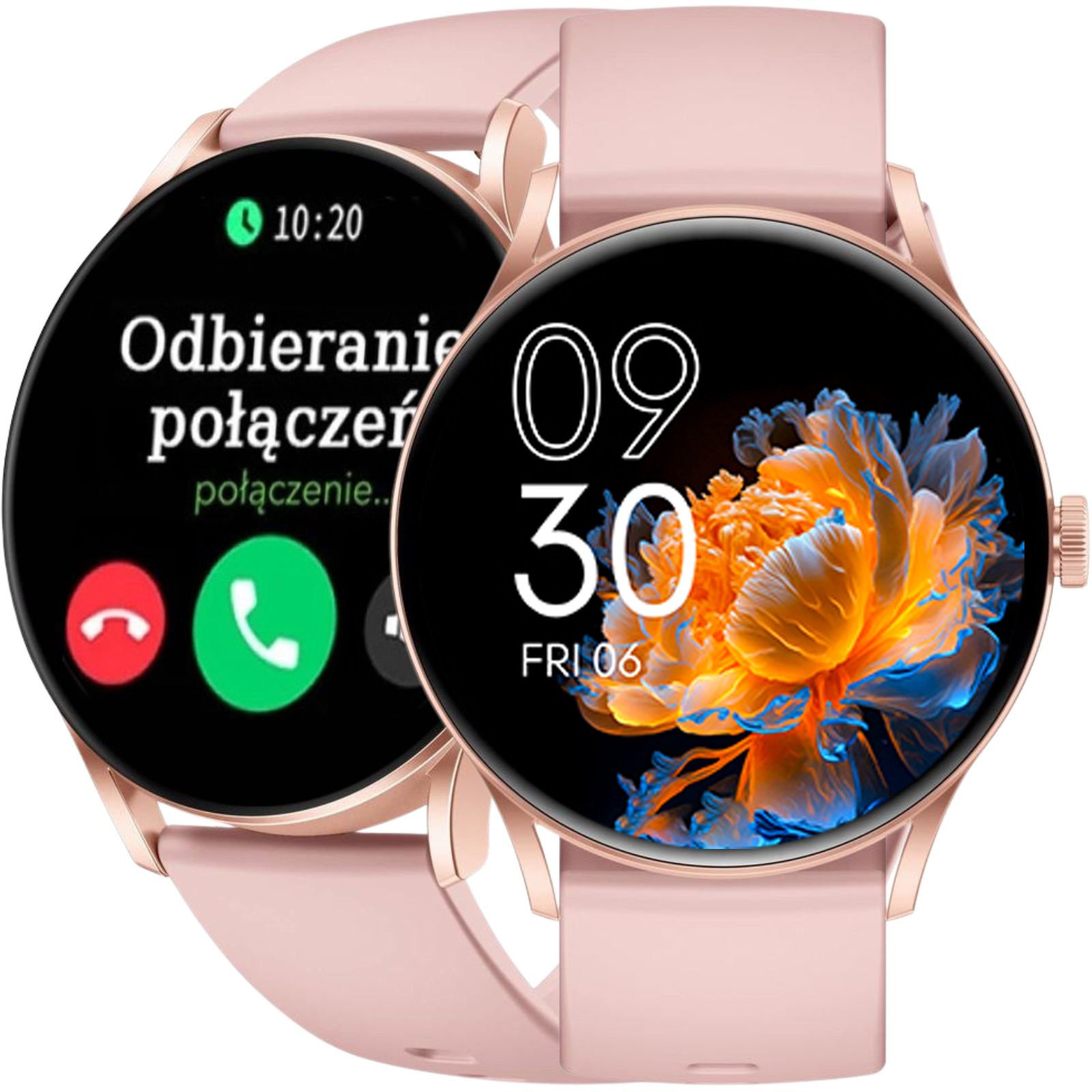 Smartwatch Gravity Zegarek damski SMARTWATCH GT2-1 PRO RG/PK PROF