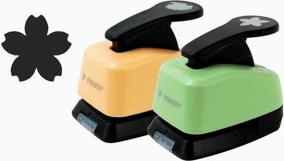 FANDY Dziurkacz ozdobny 16mm kwiatek MIX