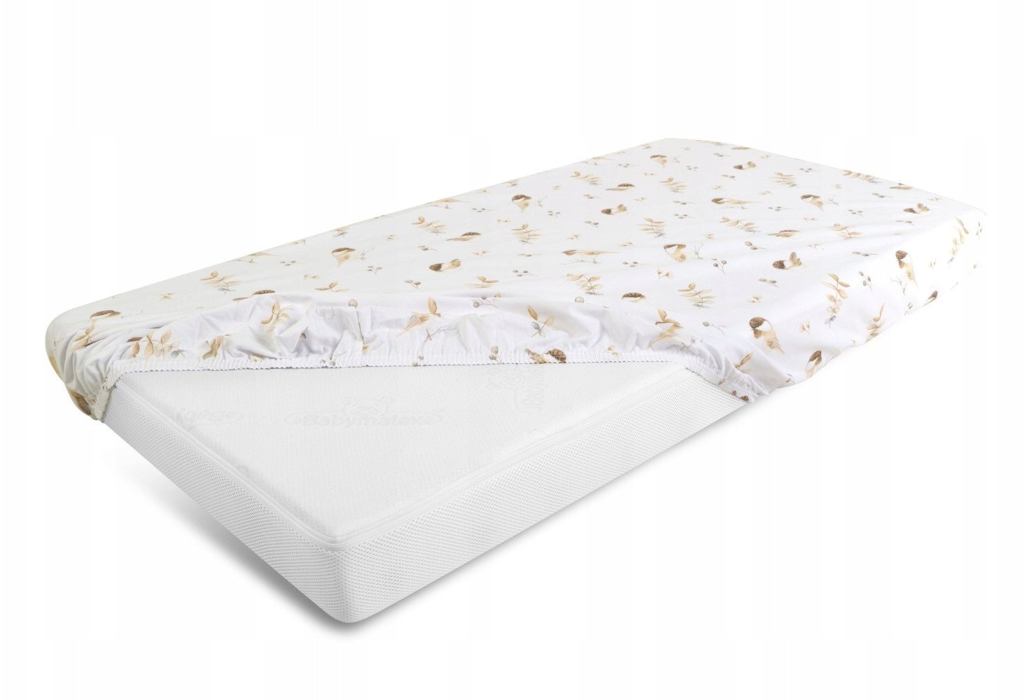 Prześc. BAWEŁNIANE druk z gumą 70x140x10