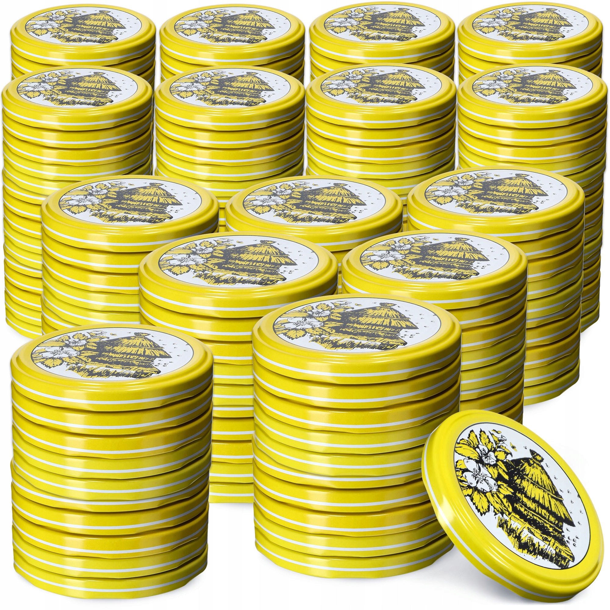 KADAX 200x Zakrętki Do Słoików Fi 66 Nakrętki Na Słoiki Wieczka Przetwory