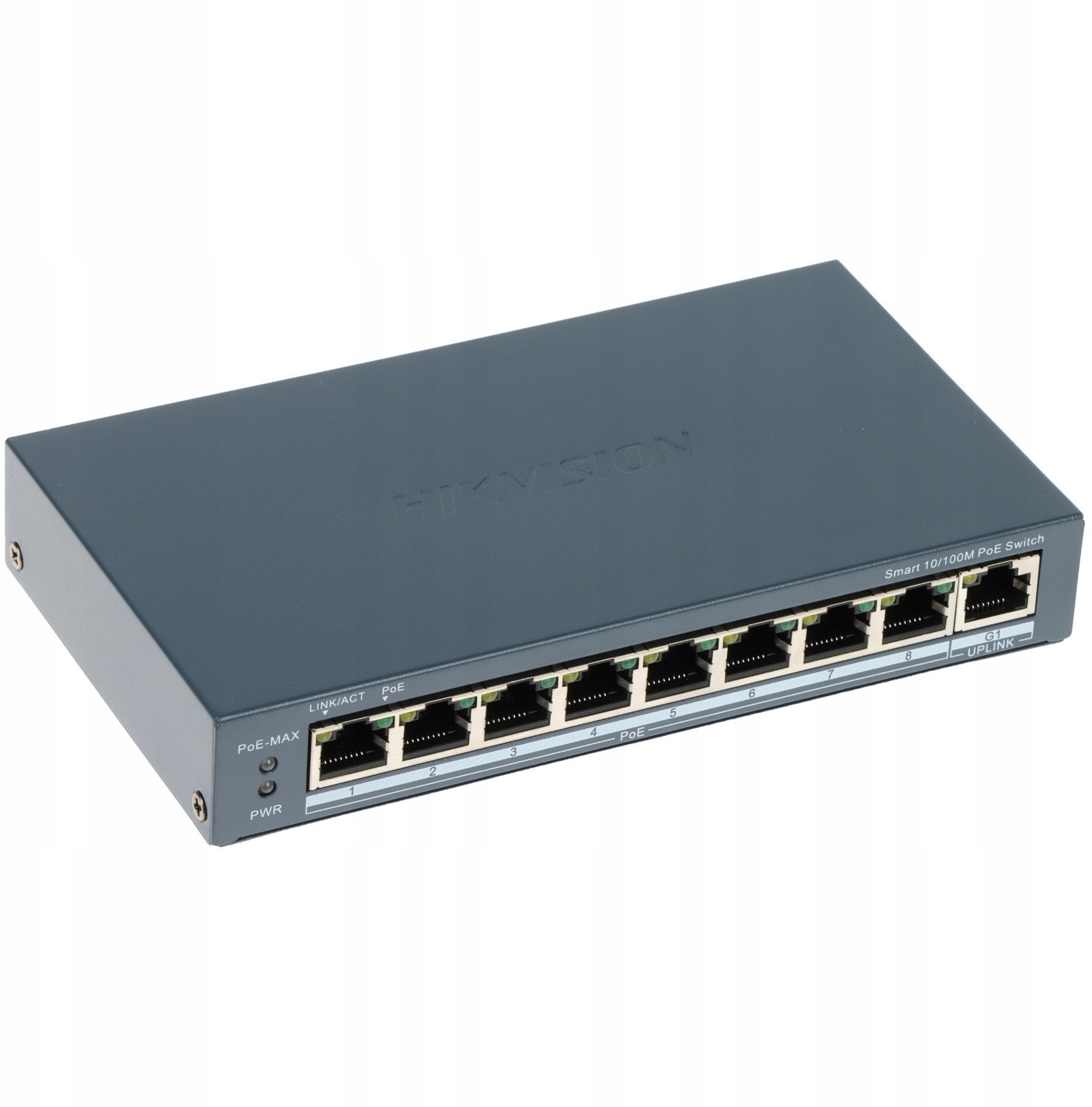 SWITCH POE DS-3E1309P-EI(B) 8-PORTOWY Hikvision